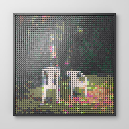 Un Verano Sin Ti, mosaïque en briques PopBrique, vue de face