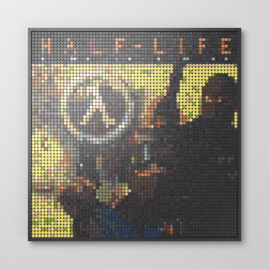 Counter-Strike, mosaïque en briques PopBrique, vue de face