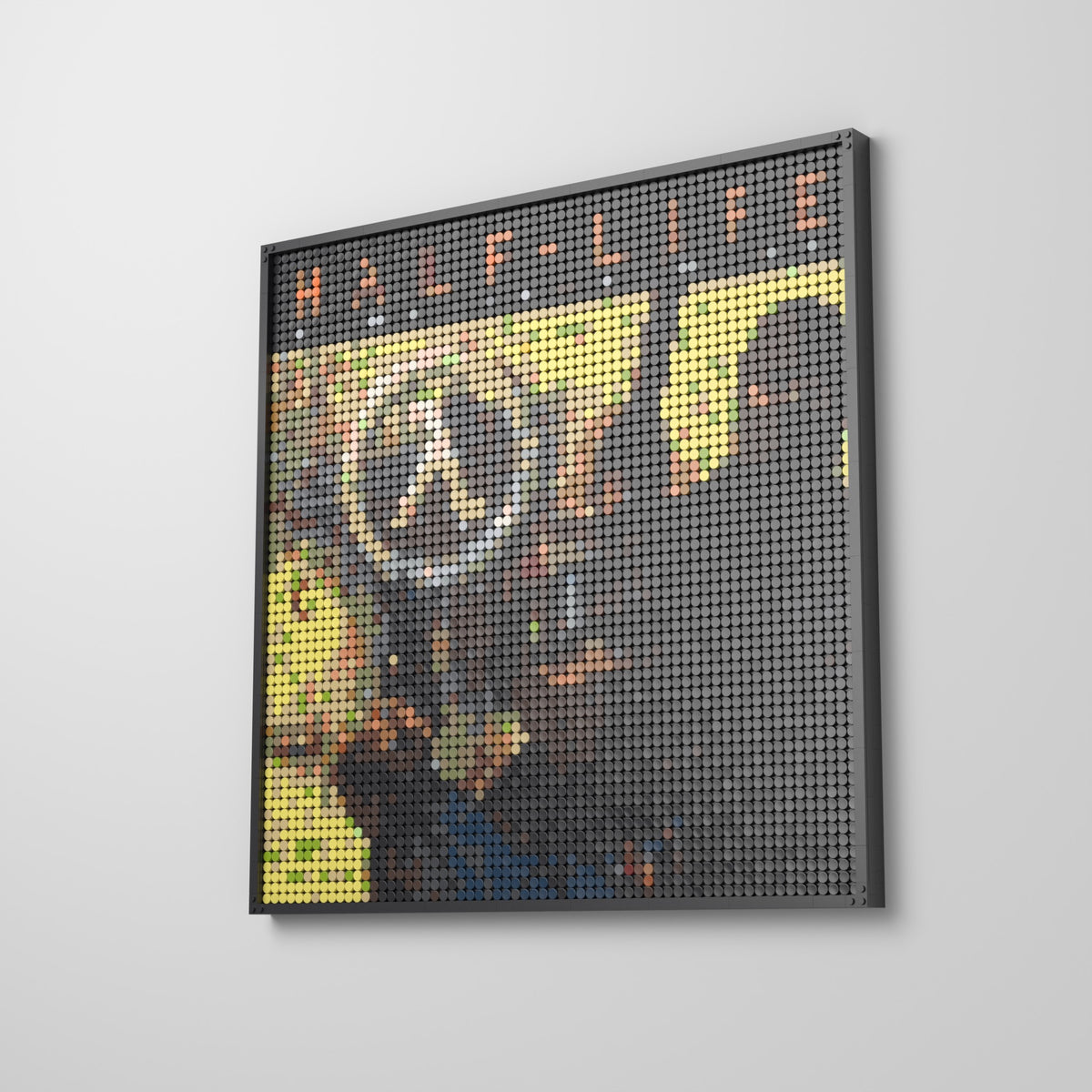 Counter-Strike, mosaïque en briques PopBrique, accrochée au mur