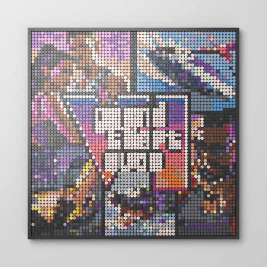 Grand Theft Auto VI, mosaïque en briques PopBrique, vue de face