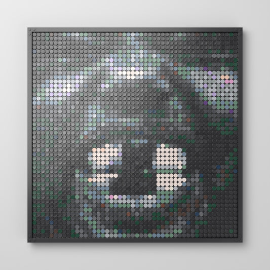 Bully, mosaïque en briques PopBrique, vue de face