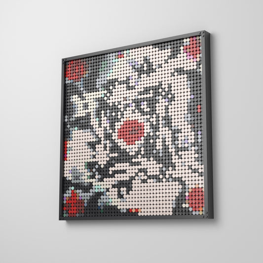 Blood Sugar Sex Magik, mosaïque en briques PopBrique, accrochée au mur