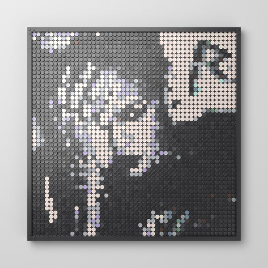 Rated R, mosaïque en briques PopBrique, vue de face