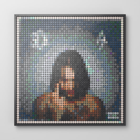 A7, mosaïque en briques PopBrique, vue de face
