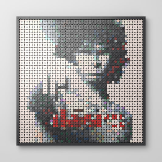 The Very Best of The Doors, mosaïque en briques PopBrique, vue de face