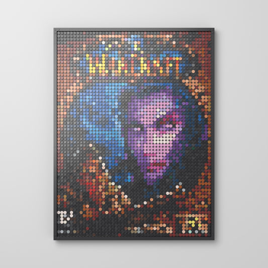 World of Warcraft, mosaïque en briques PopBrique, vue de face